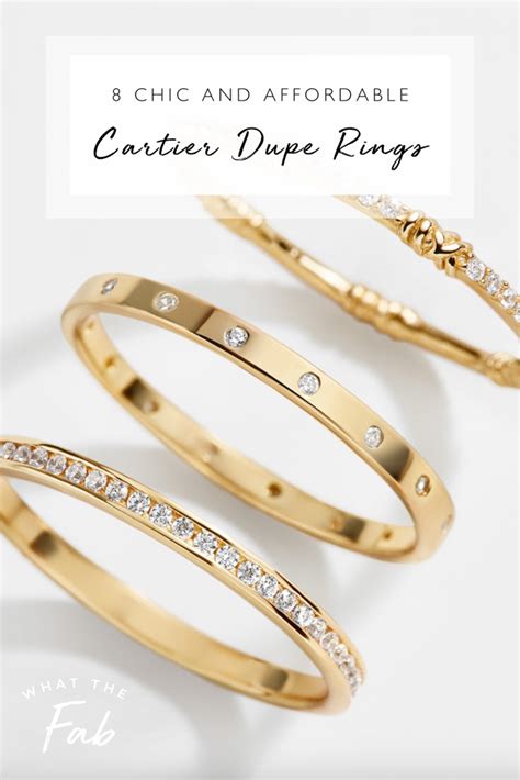 best cartier ring dupe on amazon|cartier dupe rings for women.